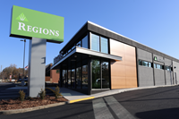 A Regions Bank branch in suburban Birmingham, Ala. Regions Bank is designated among Silver 2026 Military Friendly Employers. Only a select group of companies achieve this honor.