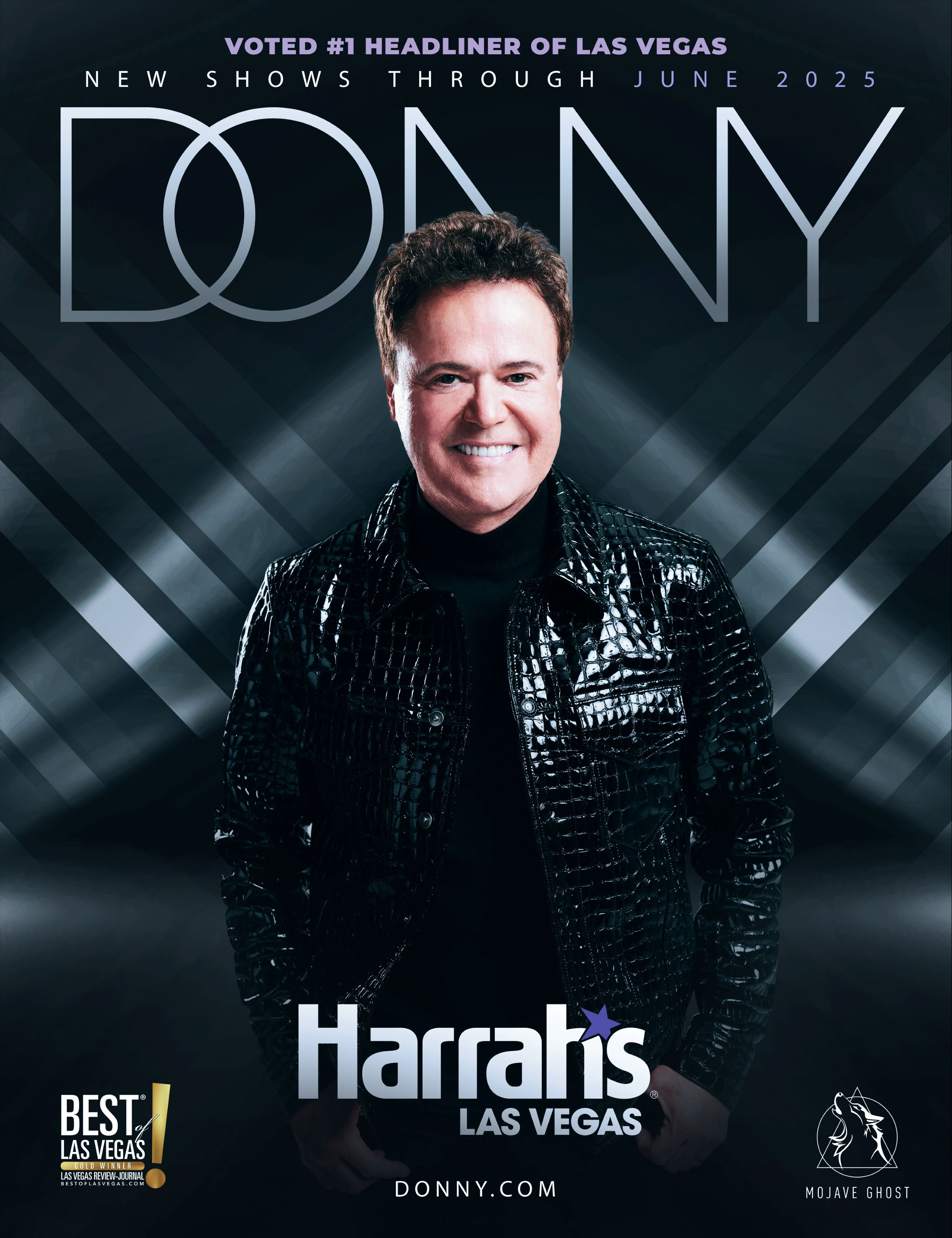 Donny Osmond Celebrates Third Anniversary and Extends Las Vegas Residency at Harrah's Las Vegas | Caesars Entertainment, Inc.