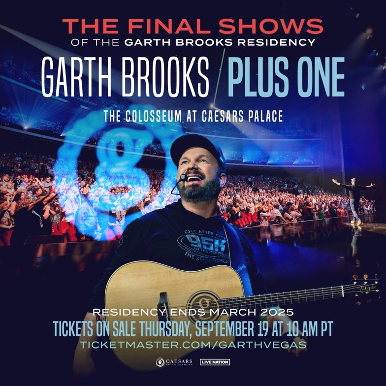 Garth Brooks on Stage at 2025 Tour