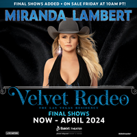 Miranda Lambert Announces Final Dates for Velvet Rodeo Headlining Las ...