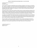 - Reports of Independent Registered Public Accounting Firms