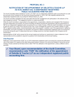 Proposal No. 3 - Ratification of the Appointment Deloitte & Touche LLP as Xcel Energy Inc.'s Independent Registered Public Accounting Firm for 2016