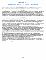 Proposal No. 4 - Shareholder Proposal on the Separation of the Role of Chairman and Chief Executive Officer