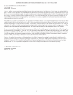 - Reports of Independent Registered Public Accounting Firms