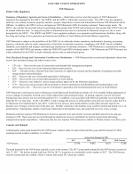 - Electric Utility Operations