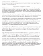       Summary of Recent Federal Regulatory Developments