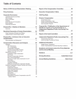 Table of Contents