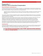 Proposal No. 2 - Advisory Vote on Executive Compensation