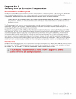 Proposal No. 2 - Advisory Vote on Executive Compensation