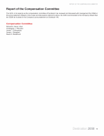 Report of the Compensation Committee