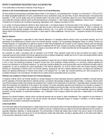 - Report of Independent Registered Public Accounting Firm