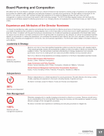 Board Planning and Composition