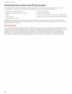 Governing Documents and Proxy Access