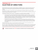 Proposal No. 1 - Election of Directors