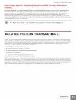 Related Person Transactions