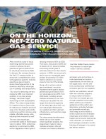 On the Horizon: Net-Zero Natural Gas Service