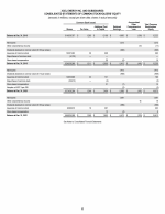- Consolidated Statements of Common Stockholders' Equity