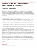 Letter from the Chairman and Chief Executive Officer