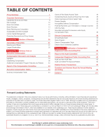 Table of Contents