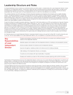 Leadership Structure and Roles
