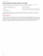 Governing Documents and Proxy Access