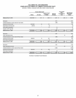- Consolidated Statements of Common Stockholders' Equity