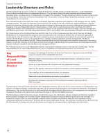 Leadership Structure and Roles
