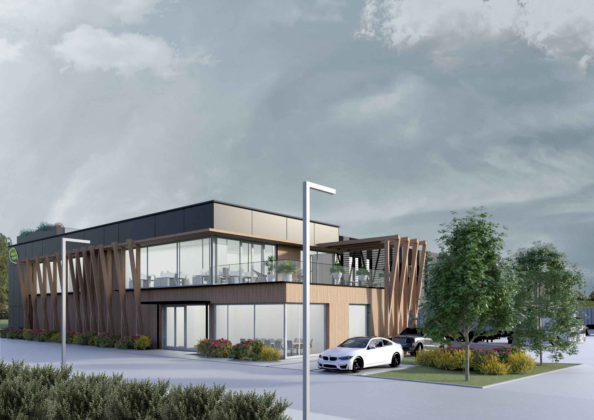 Interior rendering of Nature's Produce facility