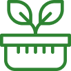 ecological footpring icon