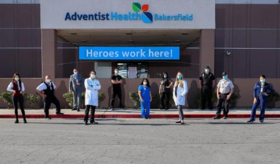 Employees from Adventist Health Bakersfield