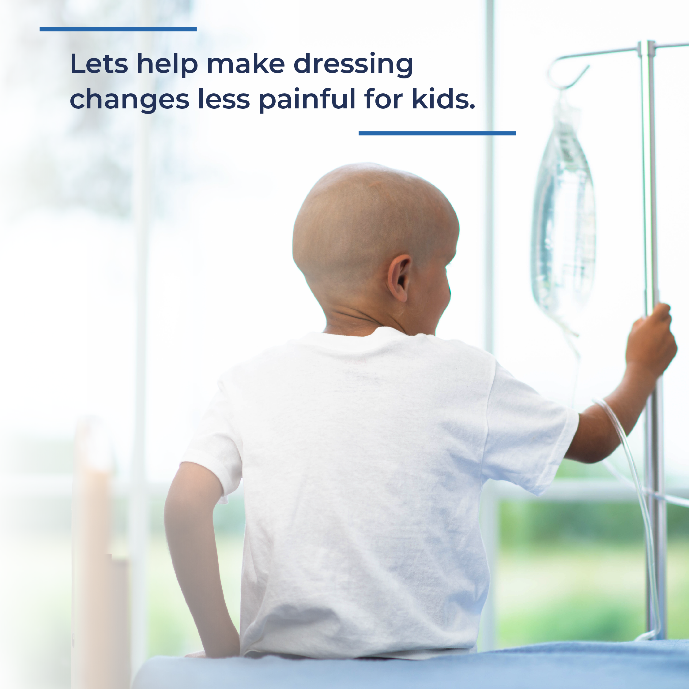 Covalon's advanced vascular access dressings help make dressing changes less painful for kids. (Photo: Business Wire)