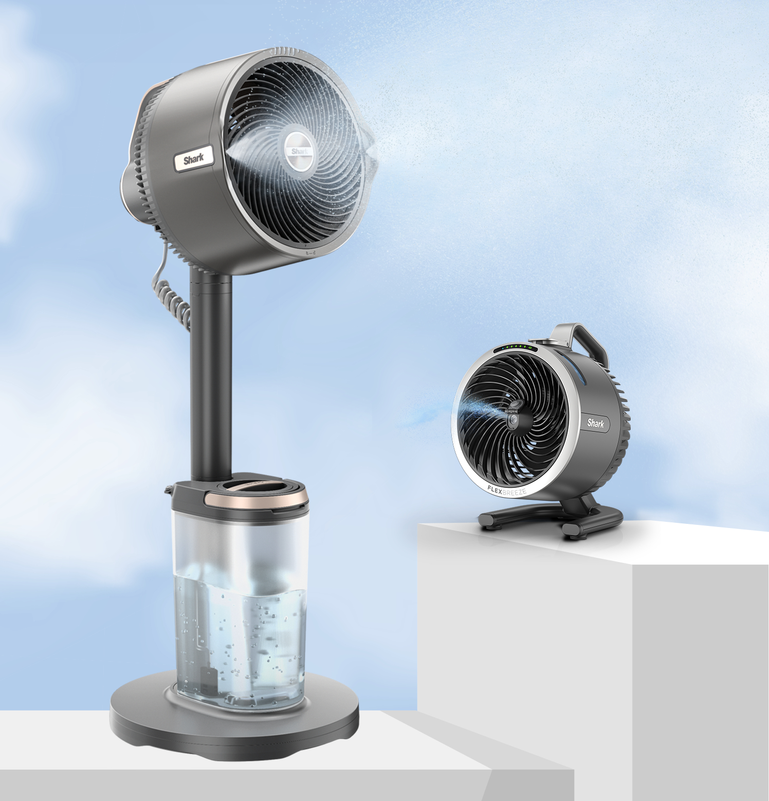 SharkNinja - New FlexBreeze™ Pro Mist & HydroGo™ by Shark™ Are the