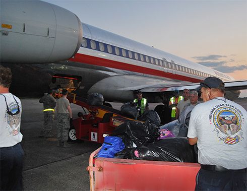 American operates airlift for Harvey evacuees American Airlines