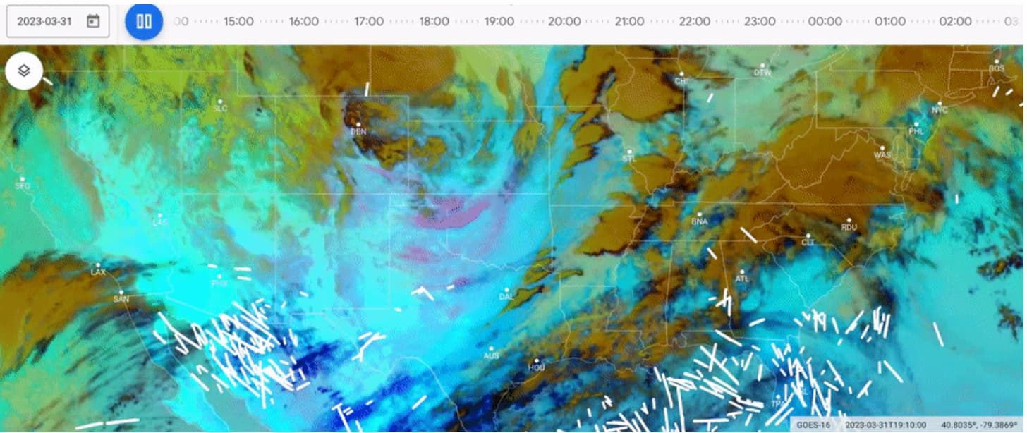 Atmospheric radar visualization