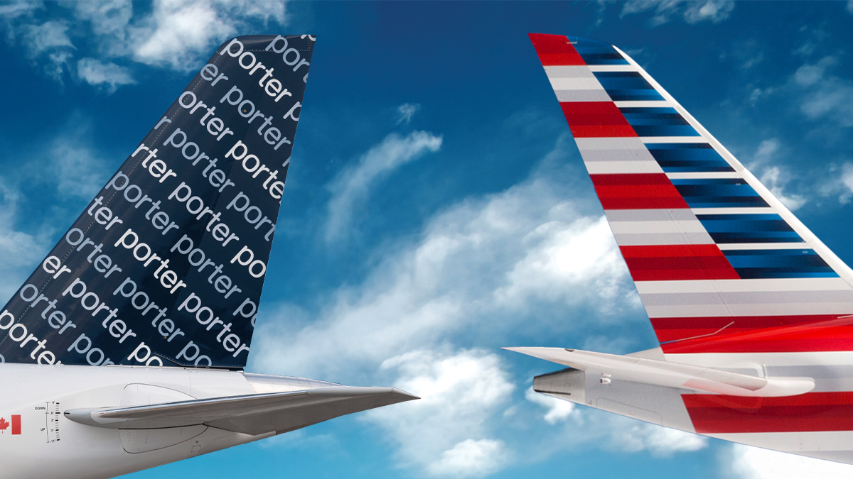 American Airlines and Porter Airlines partnership